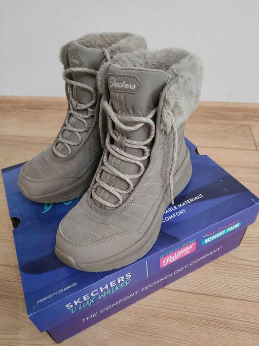Зимние сапоги Sketchers дутики 36р по стельке 23.00