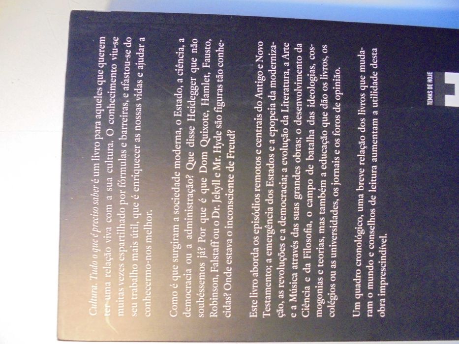 Schwanitz (Dietrich);Cultura-Tudo o que é Preciso Saber