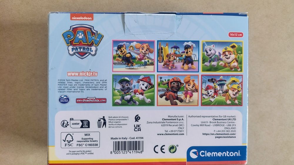 Puzzle 3D patrulha pata