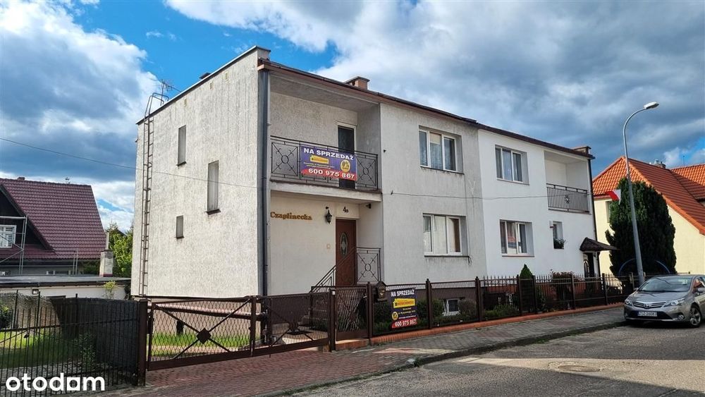 Bliźniak z dużą piwnicą i garażem|ul. Czaplinecka