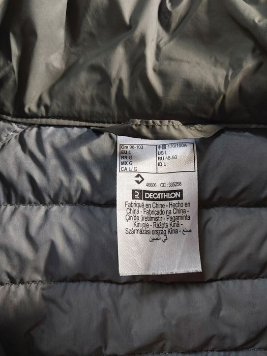 Forclaz Decathlon lekka kamizelka puchowa L