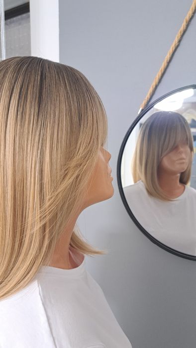 Peruka blond naturalny wyglad
