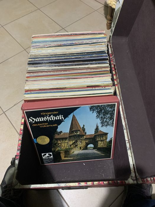 120 płyt winylowych - niemieckie szlagiery - cena za całość!