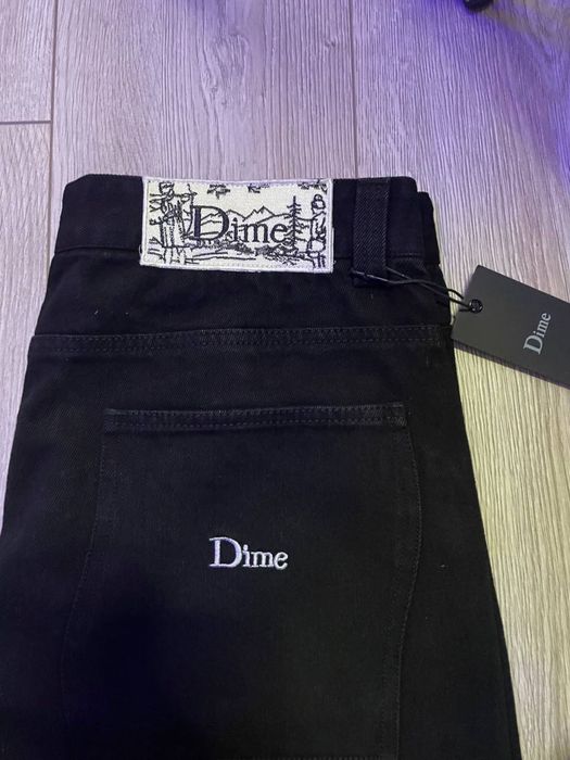 Джинси Baggy Dime в чорному кольорі