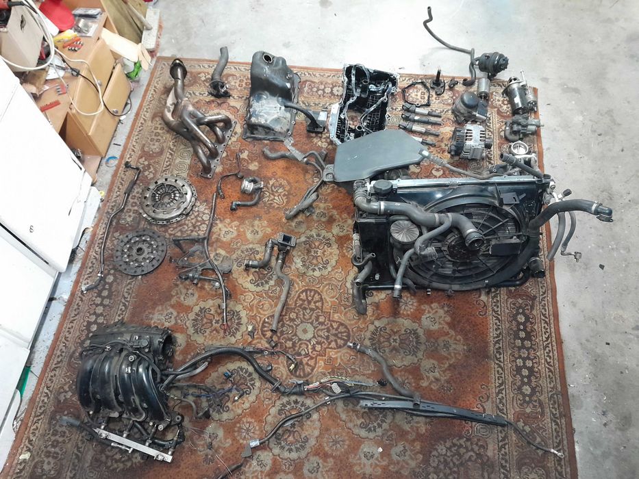 JESZCZE TANIEJ! Wszystkie części BMW E46 N42B18 wnętrze,silnik,buda