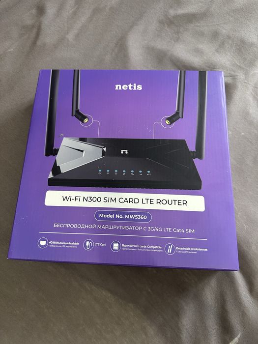 Роутер netis mw5360 wifi4+4g