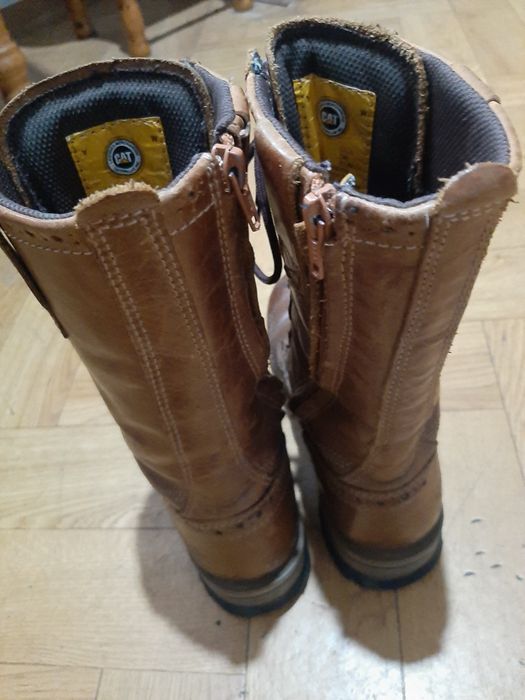 Cap Caterpillar  botki skórzane