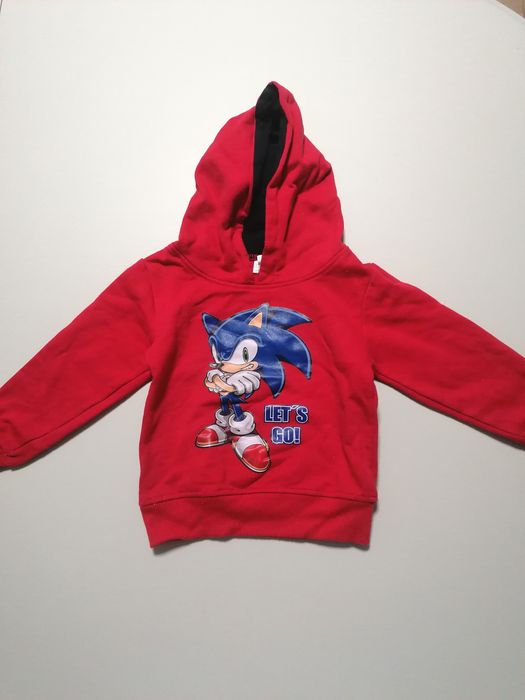 Hoodie Vermelho do Sonic de Bebé