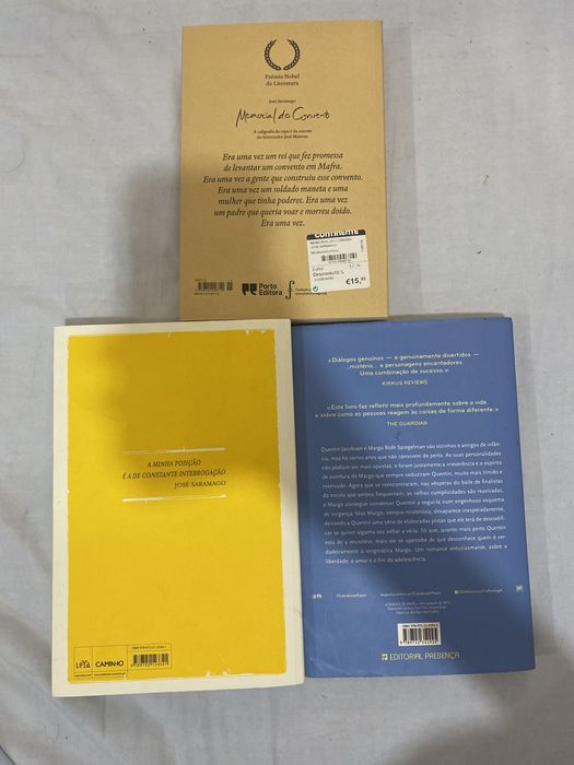 Nas suas palavras; Cidades de Papel