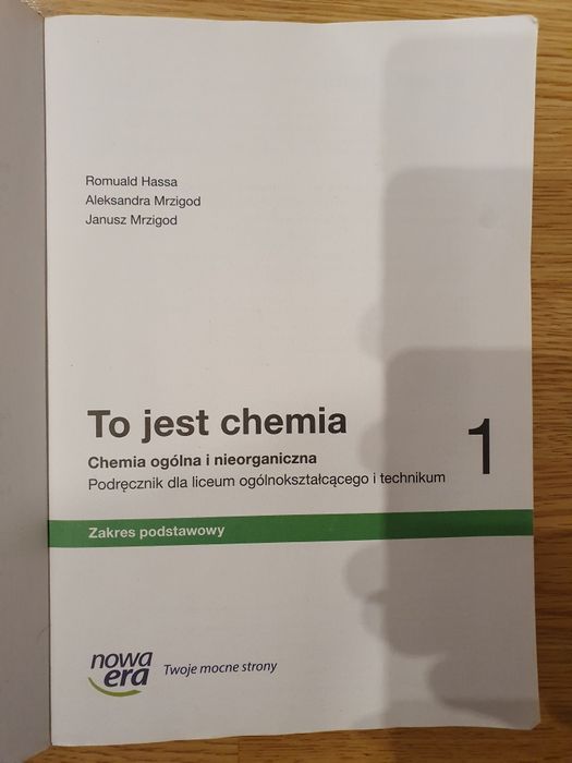 To jest chemia 1