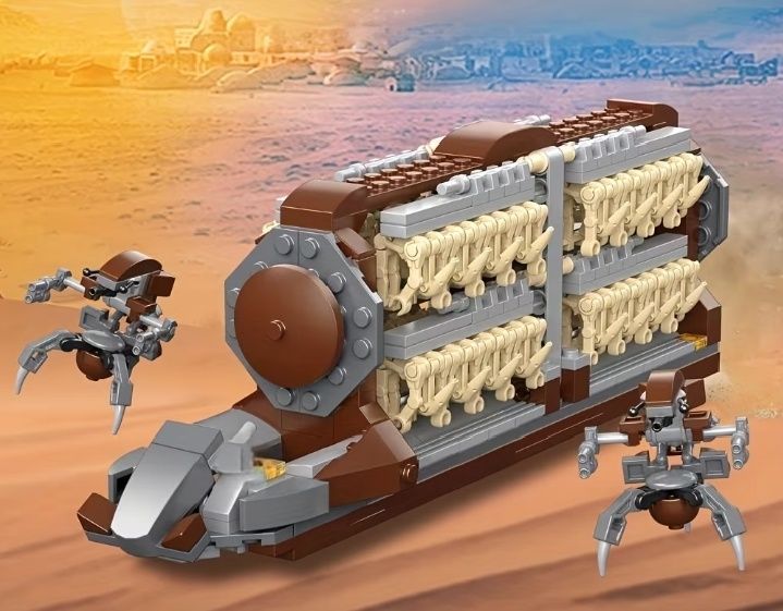 Lego Star wars Лего Звёздные Войны минифигурки дроидов Боевой дроид B1