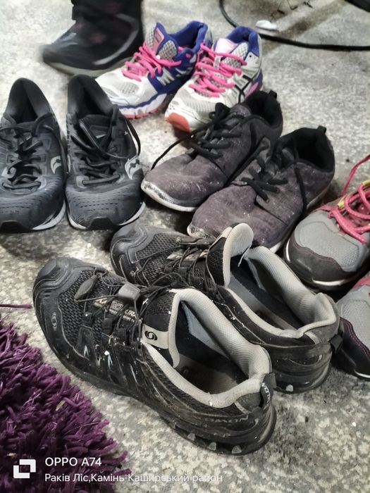 Asics, Solomon, Nike, кросовки, кросівки.