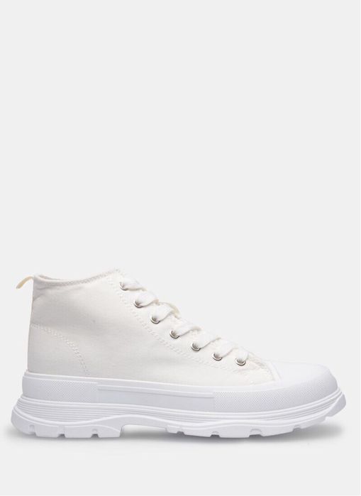 NOWE off white biale sneakersy trampki wysokie37,38,39,40,41 platforma