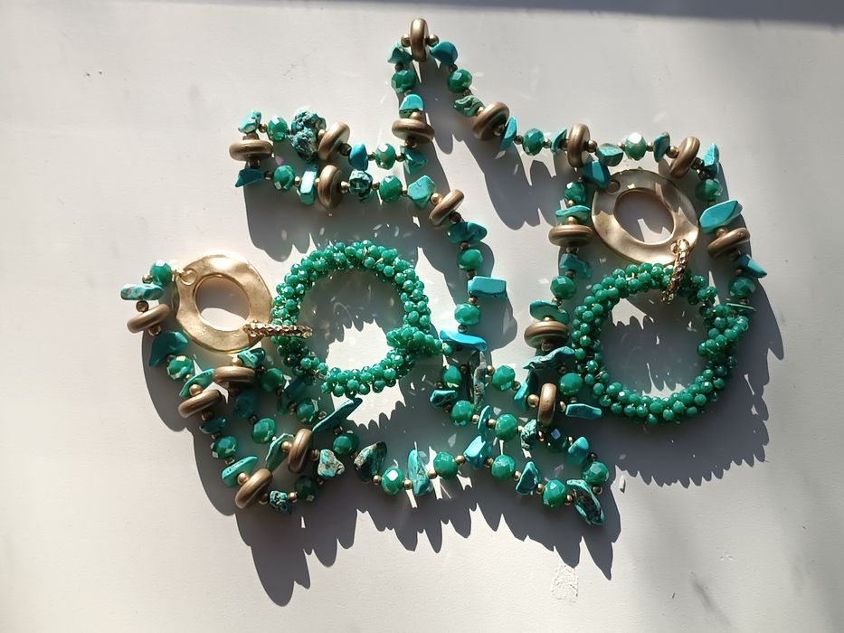 Вінтажне намисто з бірюзою/Англія