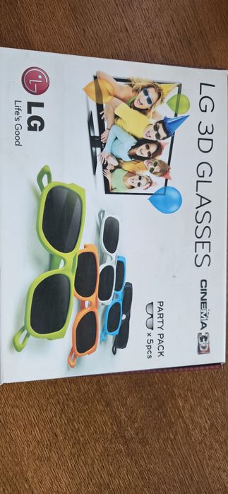 Okulary kolorowe  - 5 szt. lub przebranie