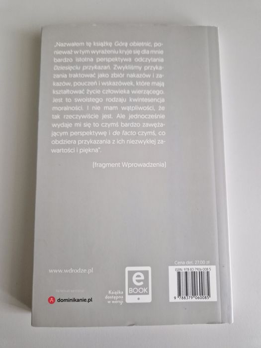 książka Góra obietnic Adam Szustak OP Wydawnictwo W drodze