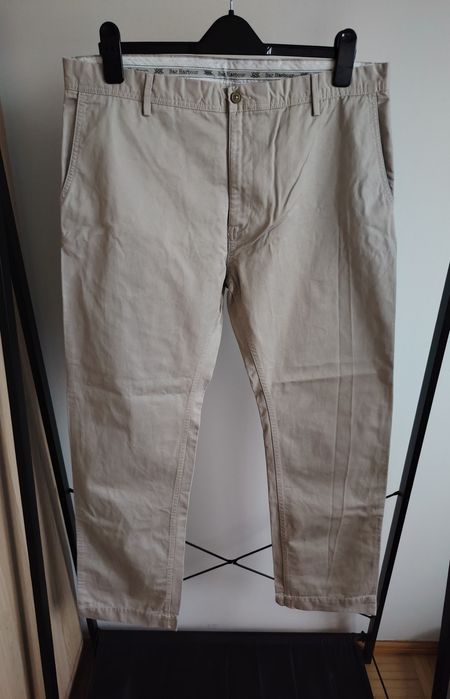 Bar Harbour beżowe spodnie męskie 100% bawełna XL