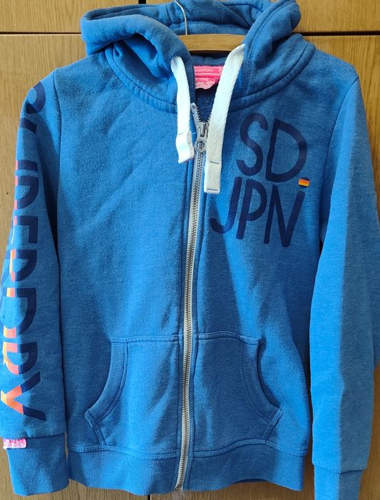 Wr) SUPERDRY Oryginalna bluza kaptur Roz.M