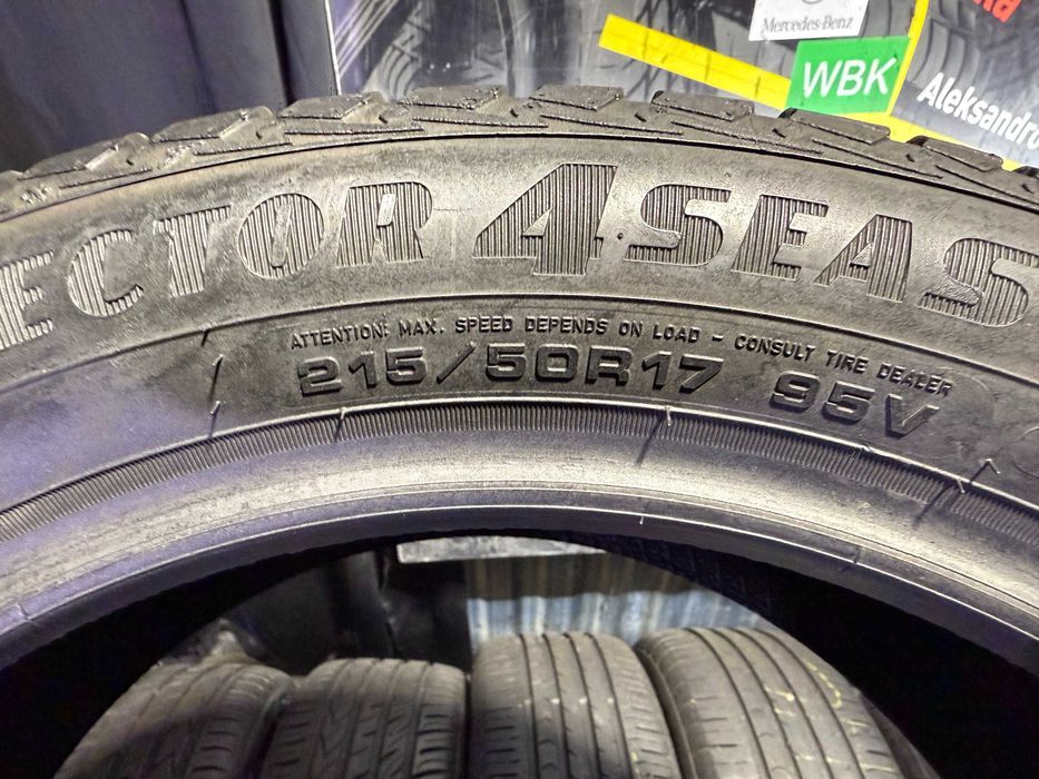 Opony Całoroczne 215/50/17 GOODYEAR VECTOR4SEASONS #*988