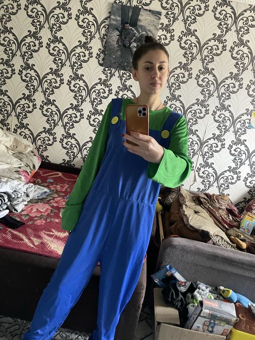 Костюм Луиджи карновальный.