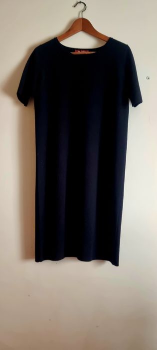 Max Mara studio  czarna suknia klasyk