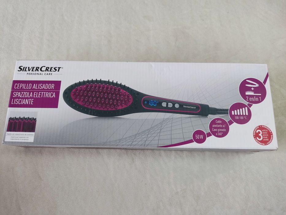 Escova de cabelo elétrica