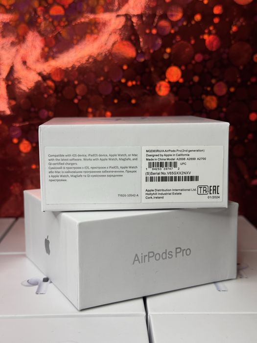 Навушники Apple Airpods Pro 2 з шумоподавленням