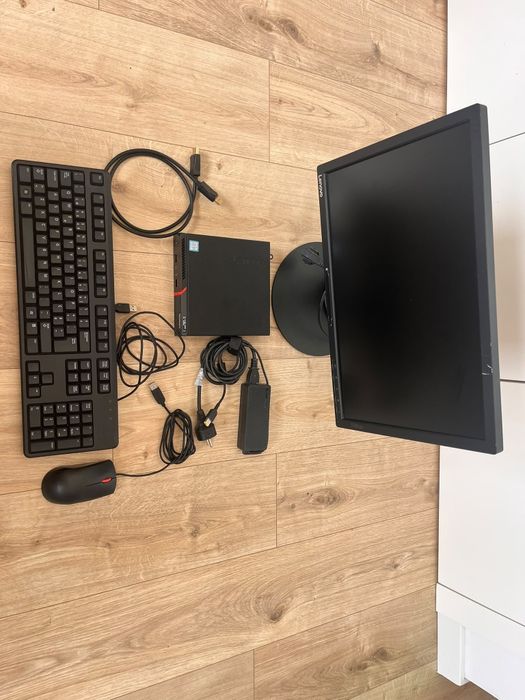 Computador Completo Lenovo Mini PC | Intel i5 | 4GB RAM | SSD 240GB | Com Monitor