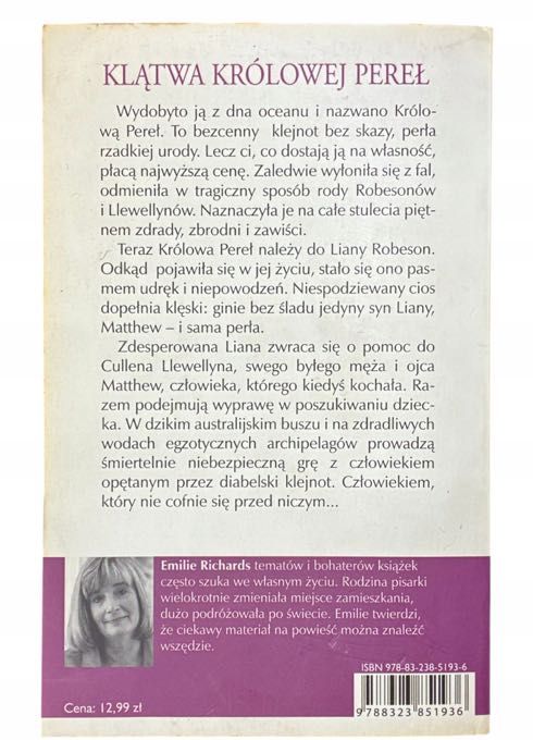 Klątwa Królowej Pereł Emilie Richards