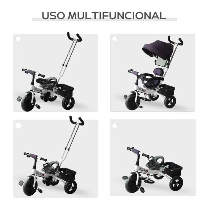 Triciclo Evolutivo 6 em 1 - Violeta