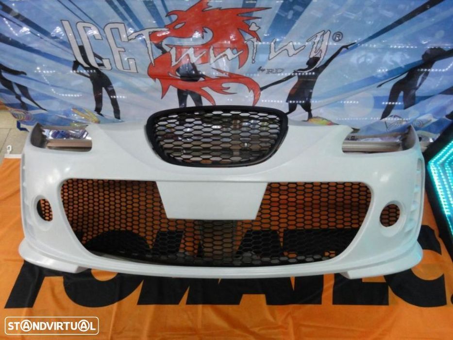 Para-Choques frontal em fibra Seat Leon  1P 05-09 Copa Edition com ou sem grelha e rede universal