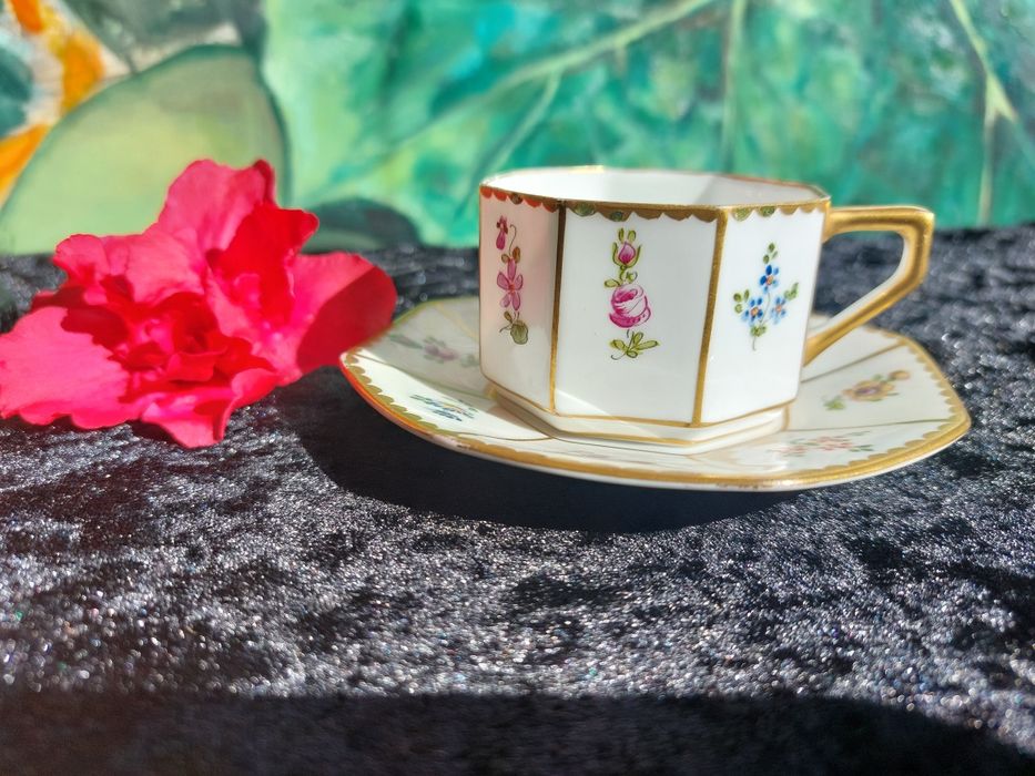 Kolekcjonerska filiżanka mokka Rosenthal przedwojenna