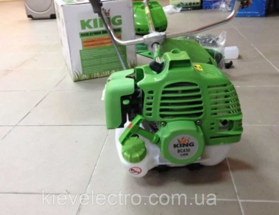 Бензокоса KING BC430 4800 W (Свой импорт с Польши) Мотокоса