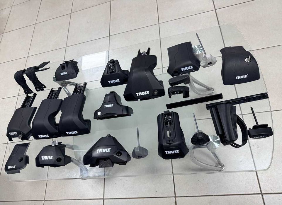 Thule запчастини ключі замки заглушки резинки кришки упори ремені