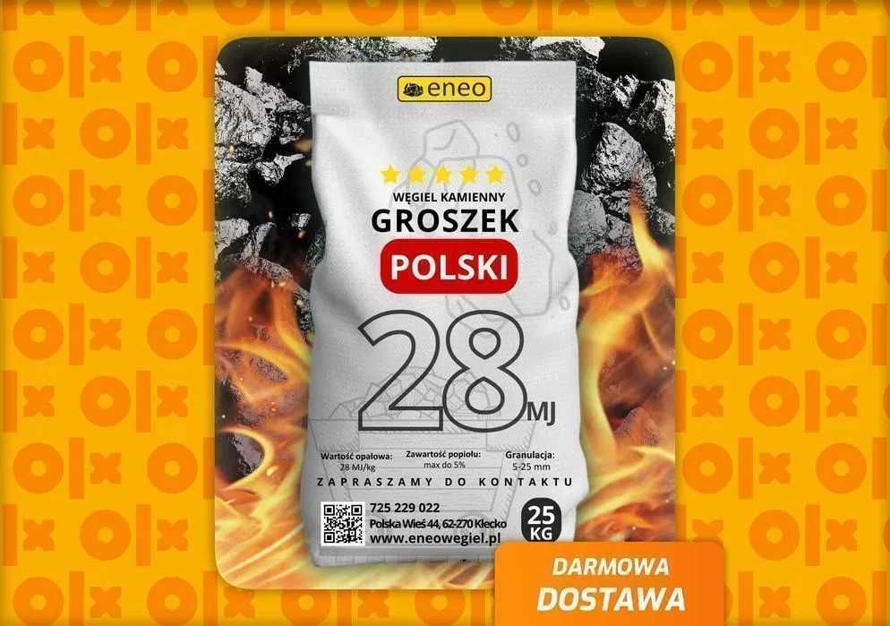 PROMOCJA! Węgiel groszek, węgiel miał, pellet. DOSTAWA ZA DARMO!
