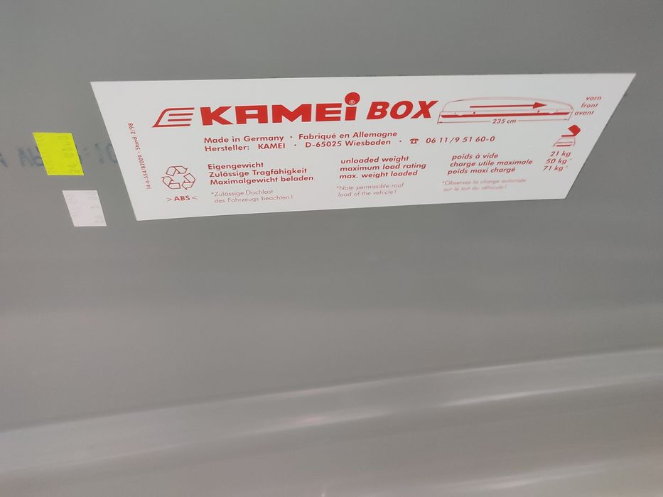 Bagażnik na dach Dachbox bez kluczykòw