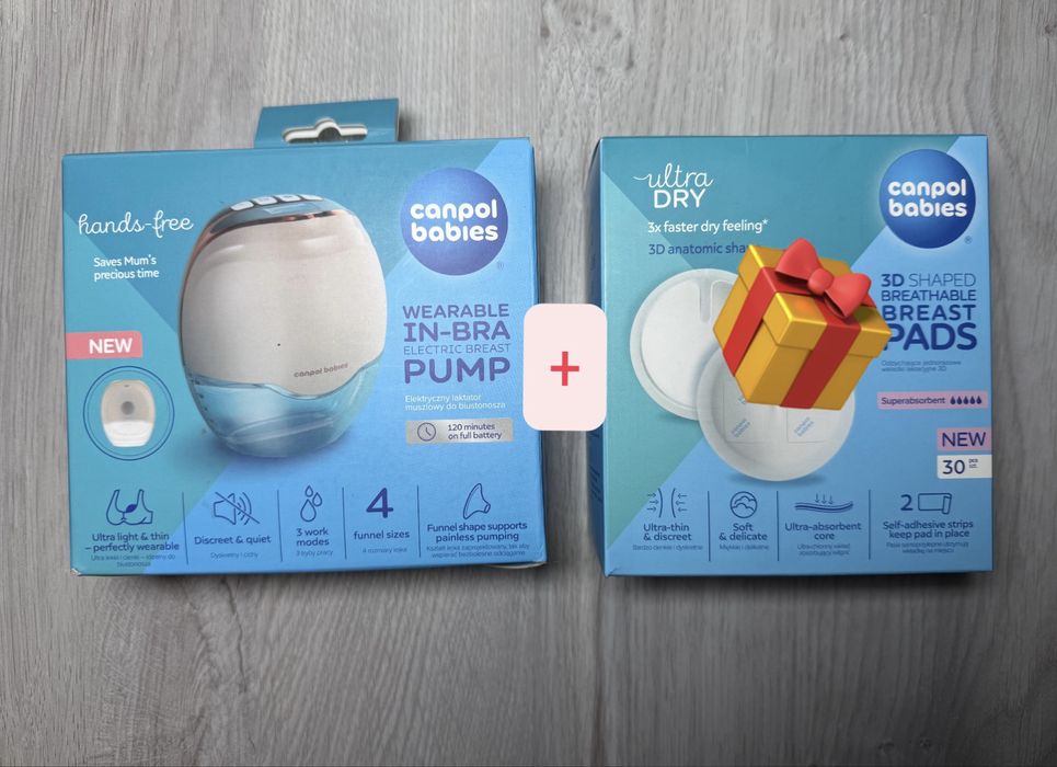 Молоковідсмоктувач Canpol babies Hands Free , бездротовий , електричний