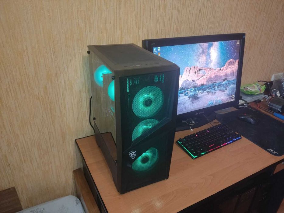 ИГРОВОЙ КОМПIntel i7-7700 (8x4.20), RX 5700 (8 Gb),DDR4 16Gb,SSD 256Gb
