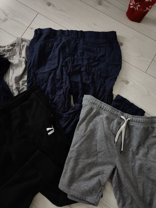 Paka ubrań męskich koszulki spodnie dresy Puma Reserved Primark XL