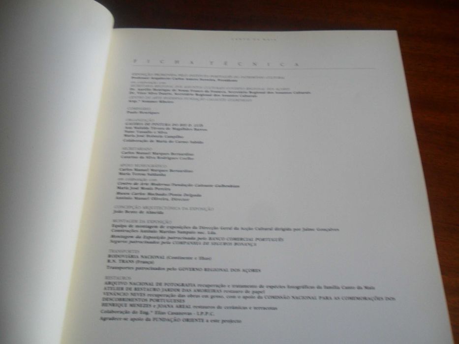 "CANTO DA MAIA" - Escultor de Vários - Catálogo de 1990