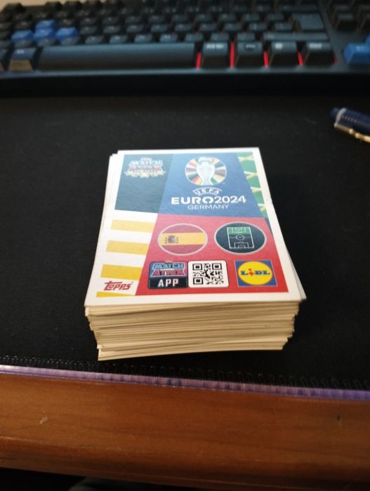 Cromos do Lidl euro 2024 lote de 25 cromos