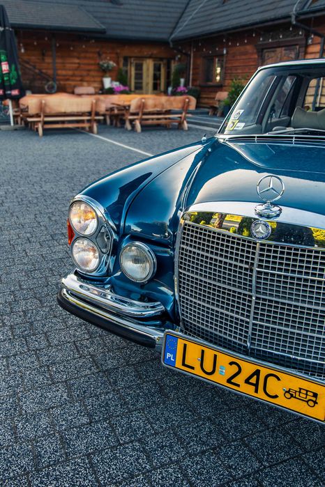 Auto na ślub Mercedes-Benz W108 luksus i prestiż w najlepszym wydaniu!