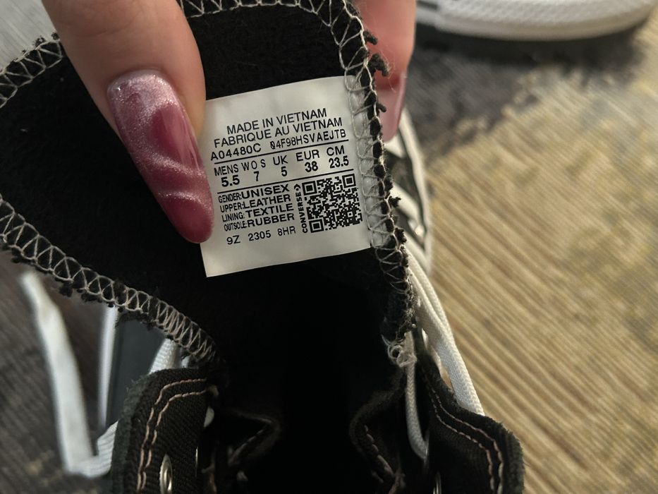 Кеды converce кожа зима