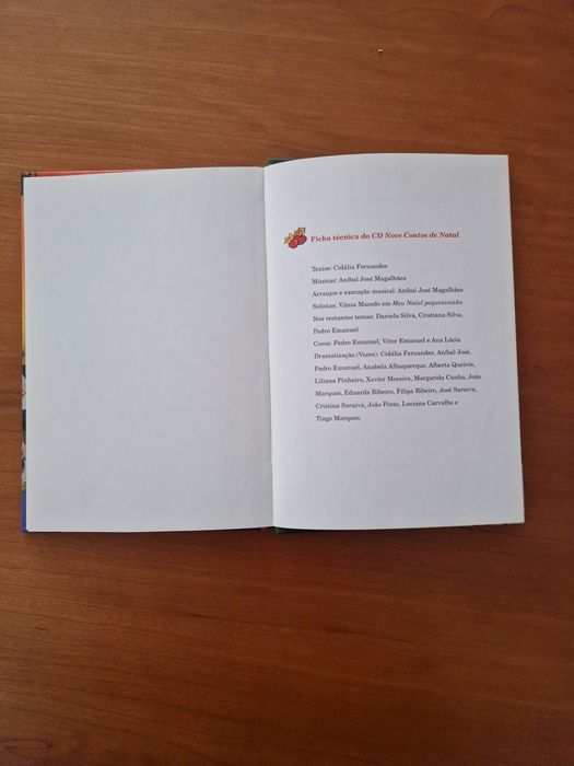 Livro "Nove Contos de Natal", Cidália Fernandes