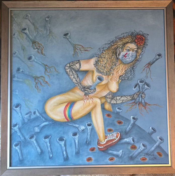 Obraz Grażyny Kruk z certyfikatem