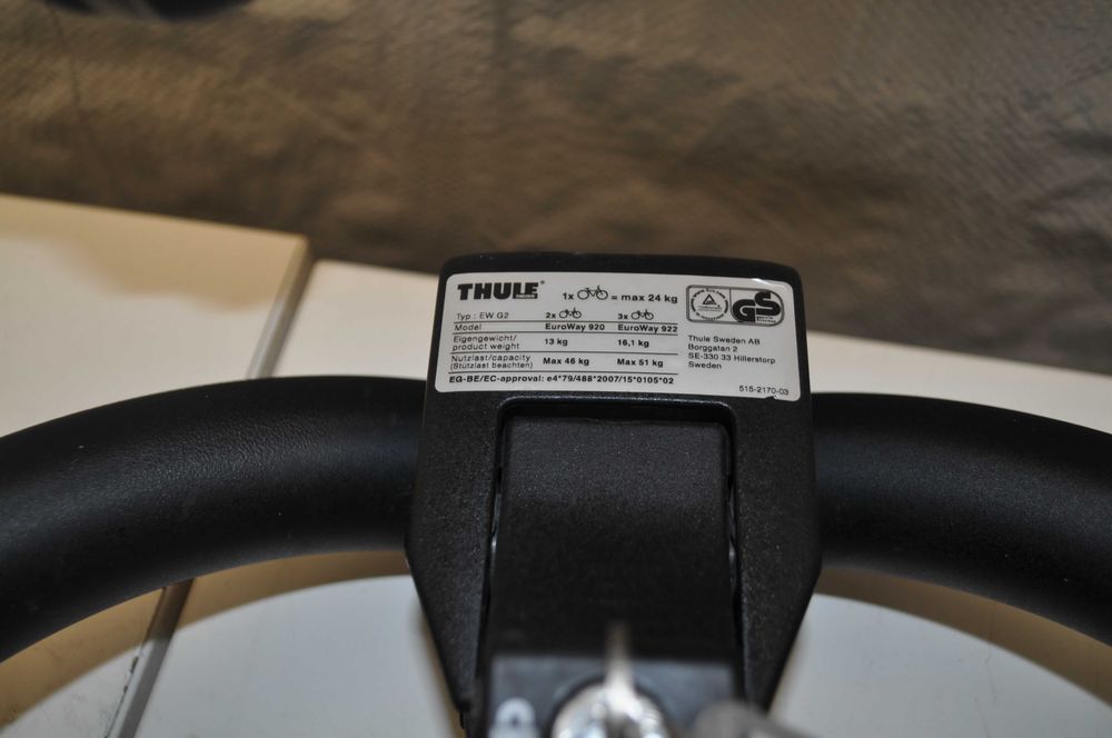 Bagażnik rowerowy Thule EuroWay 922 (051) wysyłka gratis