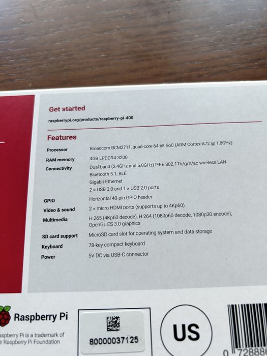 Raspberry  Pi 400 Personal Computer