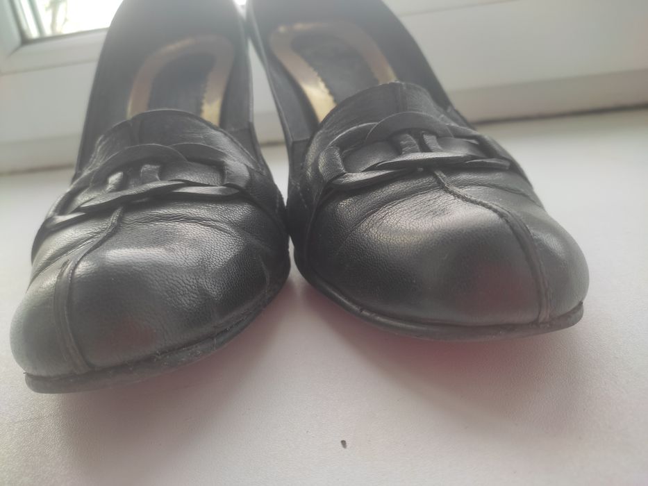 Жіночі шкіряні туфлі черевики 37 розмір кожа