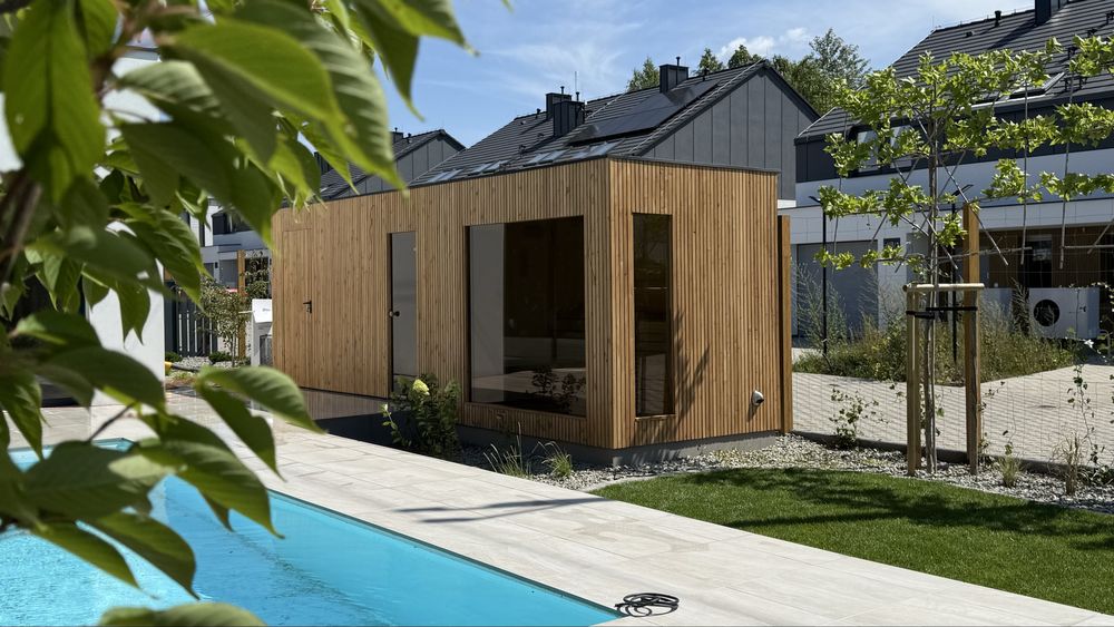 Sauna ogrodowa PREMIUM na wymiar z montazem na miejscu.