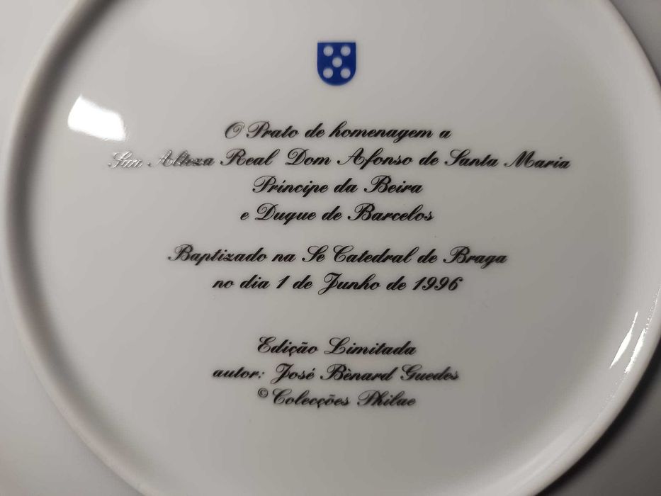 Prato Homenagem D. Afonso, Príncipe da Beira